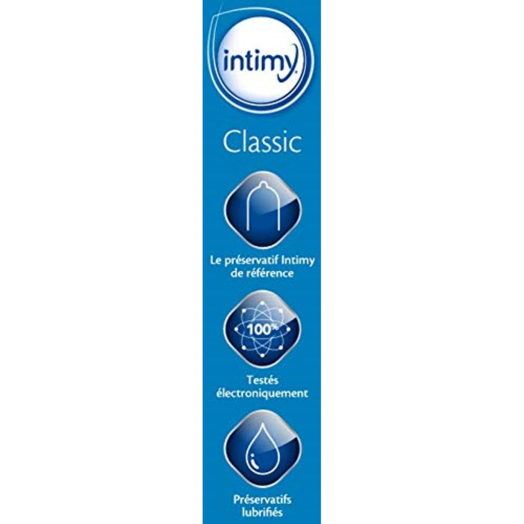 INTIMY Préservatifs Classic Lubrifiés Boîte de 14