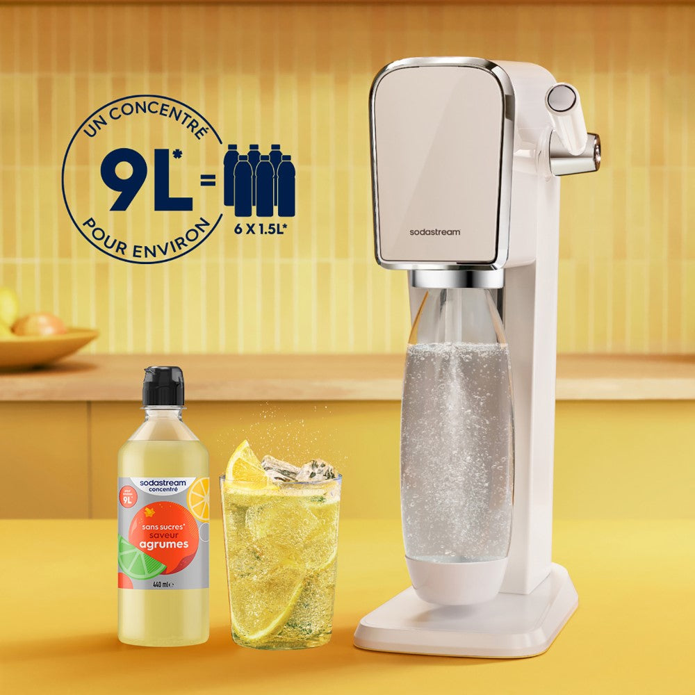 SodaStream Lot de 6 Concentrés Saveur Agrumes sans Sucres 440 ml | Préparez jusqu'à 54 L de Boisson