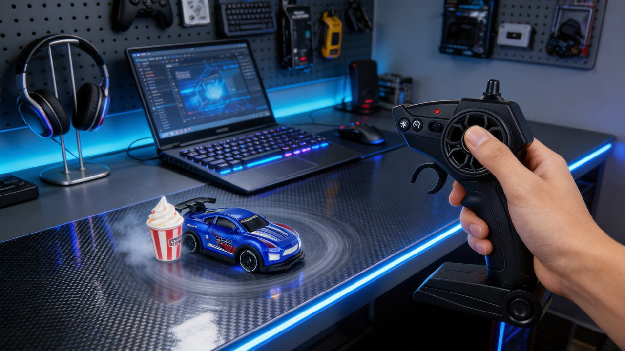 Voiture RC Drift 4x4 1:64 à Échelle Réaliste