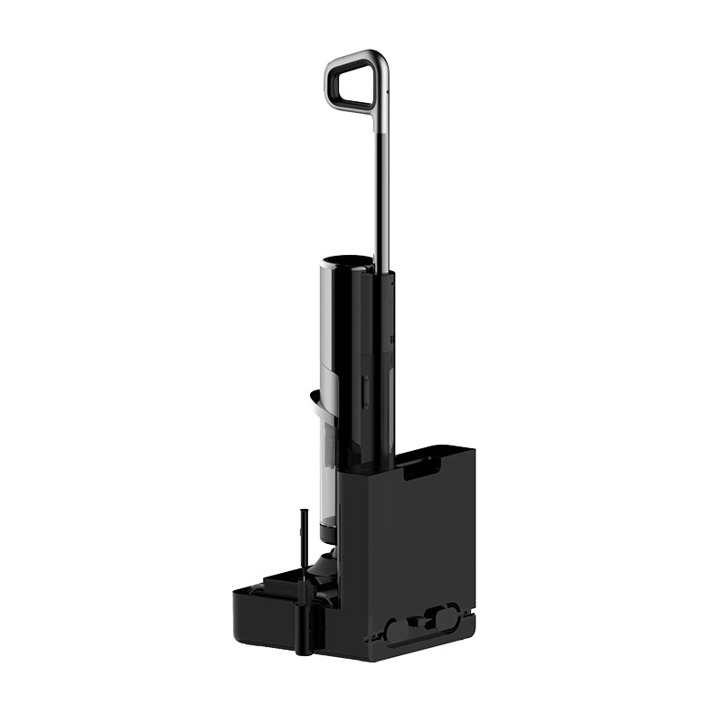 Lave-sol aspirateur sans fil Deerma DEM-VX900W équipé d’un système à double traction facilitant le nettoyage avant et arrière, conception bord à bord sans zone oubliée