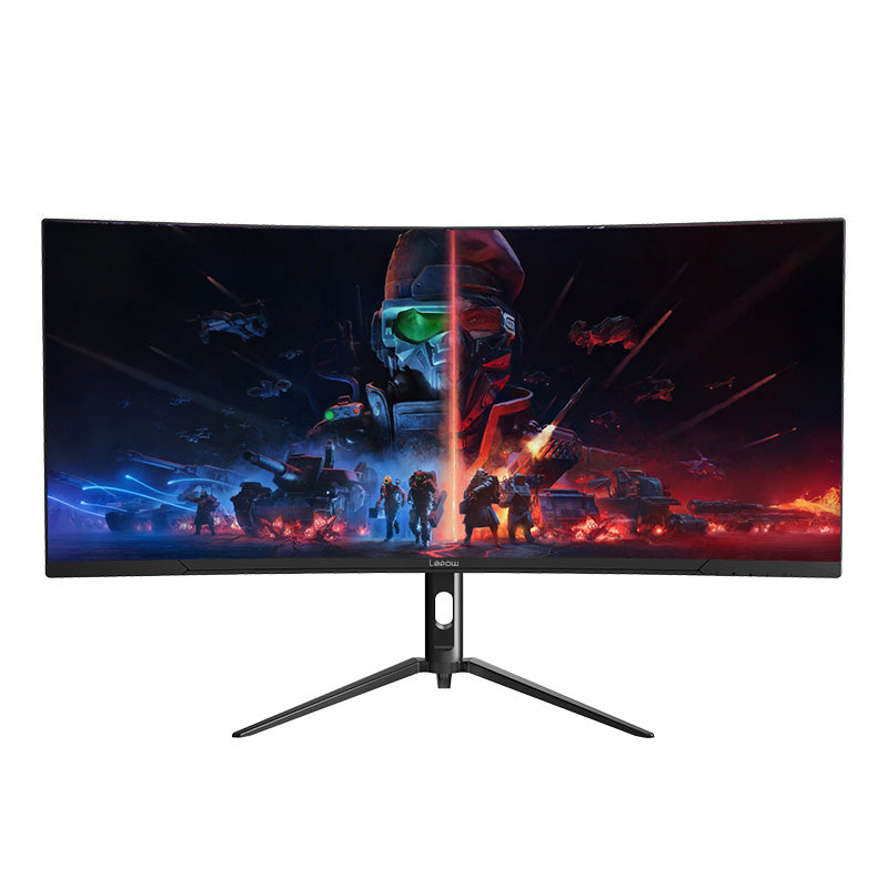 Lepow Moniteur de jeu incurvé ultra-large 34" avec taux de rafraîchissement de 165 Hz et résolution 3440 × 1440
