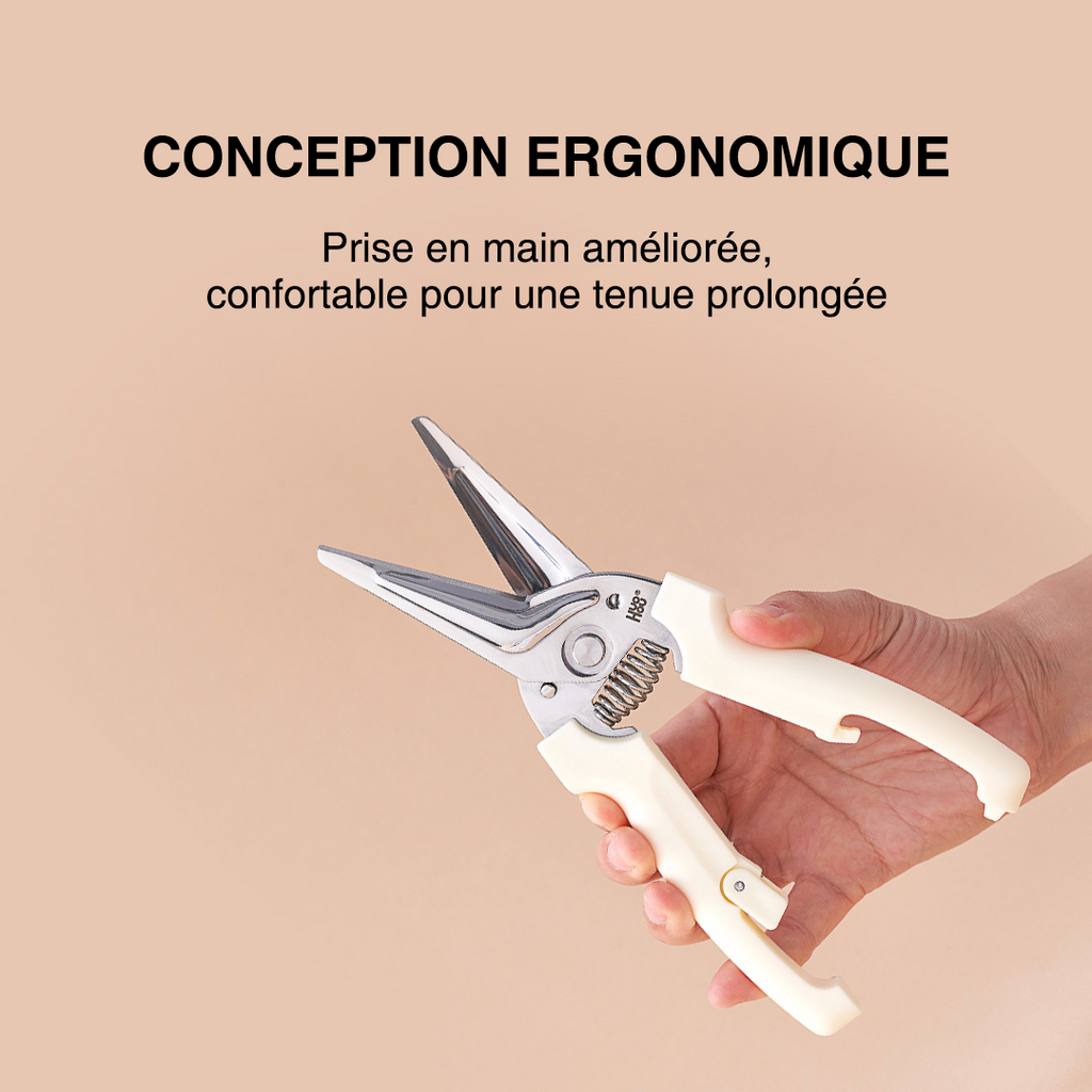 Huohou Ciseaux de cuisine pour viandes en acier inoxydable