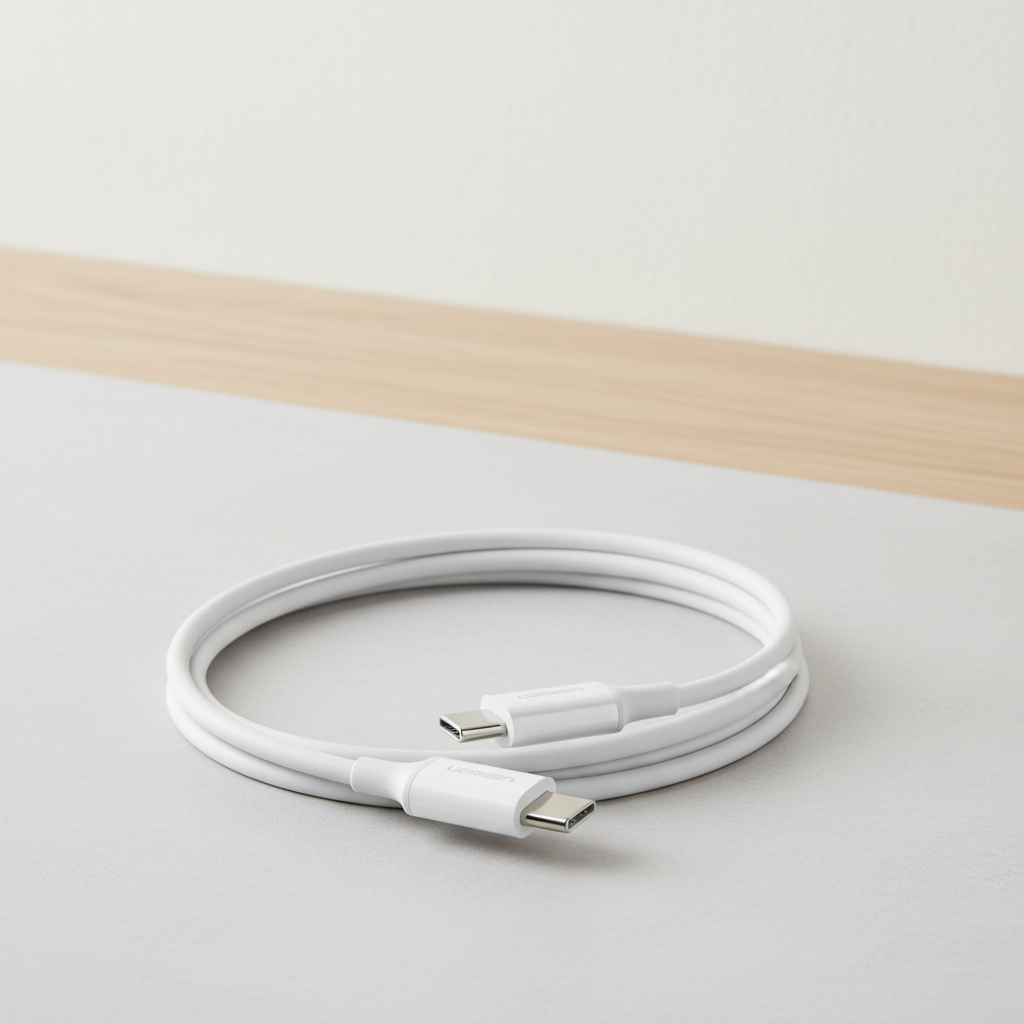 UGREEN Câble USB-C M-M 2.0 ABS - 2 m - Blanc