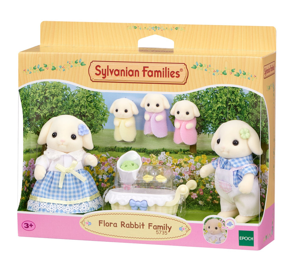 Sylvanian Families Coffret de la famille Flora Lapin