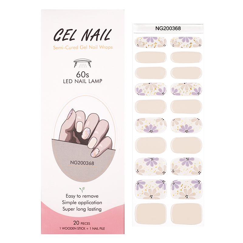 MeoMagic 14-157 Autocollants gels pour ongles - 20 pièces