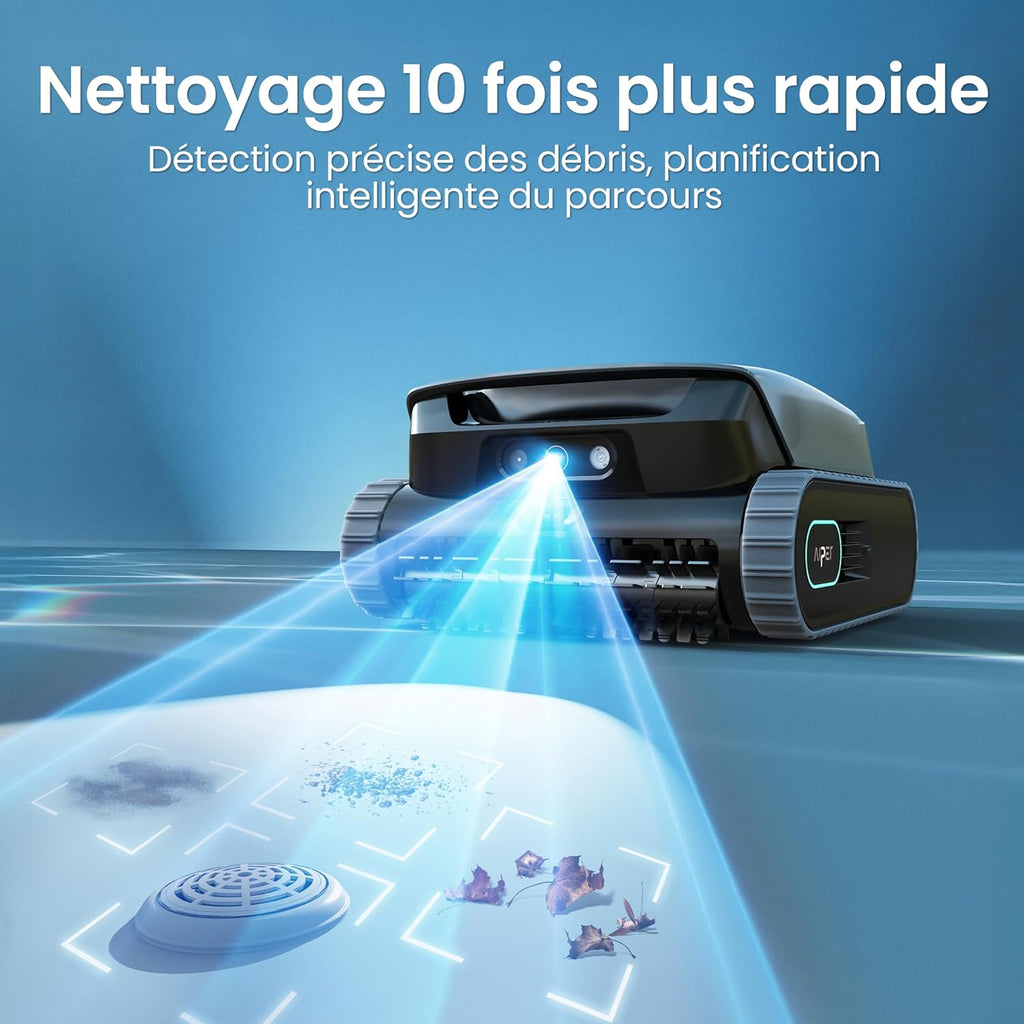 Aiper (Nouveau 2026) Experts Duo : Robot Piscine Scuba V3 & EcoSurfer S2, Nettoyage 360° du haut en bas, Entretien automatique 7 jours, Nettoyage 10x plus rapide avec AI Patrol, Entretien de l’eau