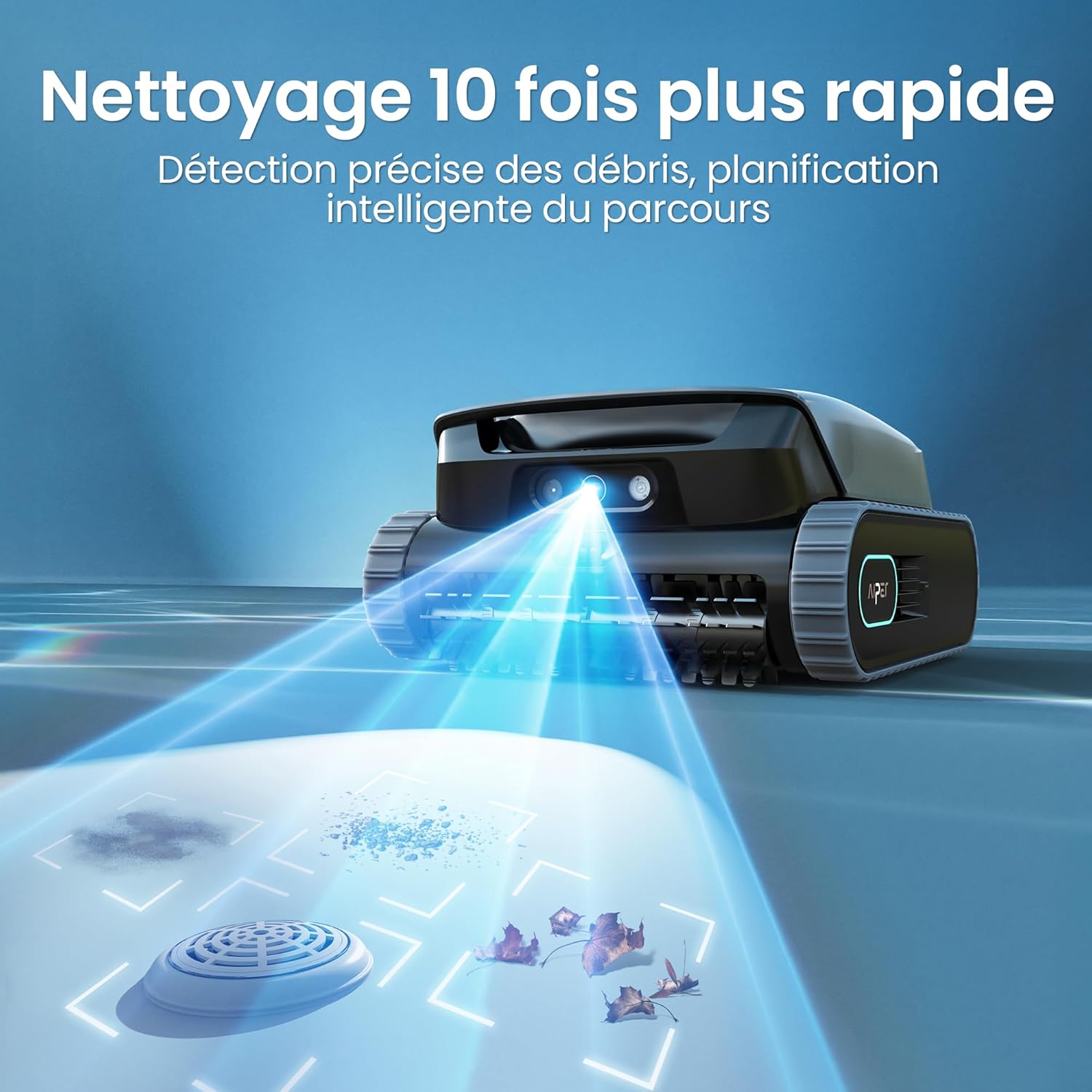 Aiper (Nouveau 2026) Experts Duo : Robot Piscine Scuba V3 & EcoSurfer S2, Nettoyage 360° du haut en bas, Entretien automatique 7 jours, Nettoyage 10x plus rapide avec AI Patrol, Entretien de l’eau