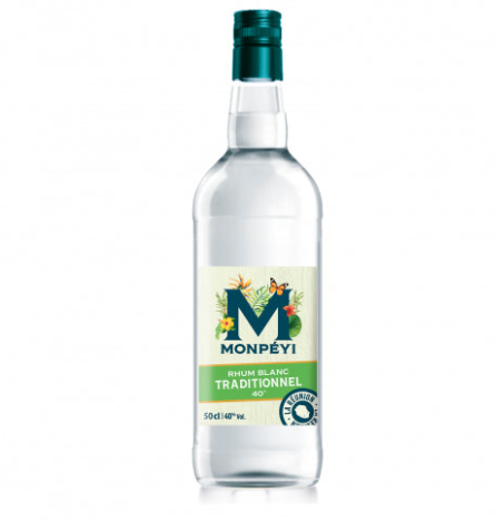 MONPÉYI Rhum blanc traditionnel 40° - 1 L