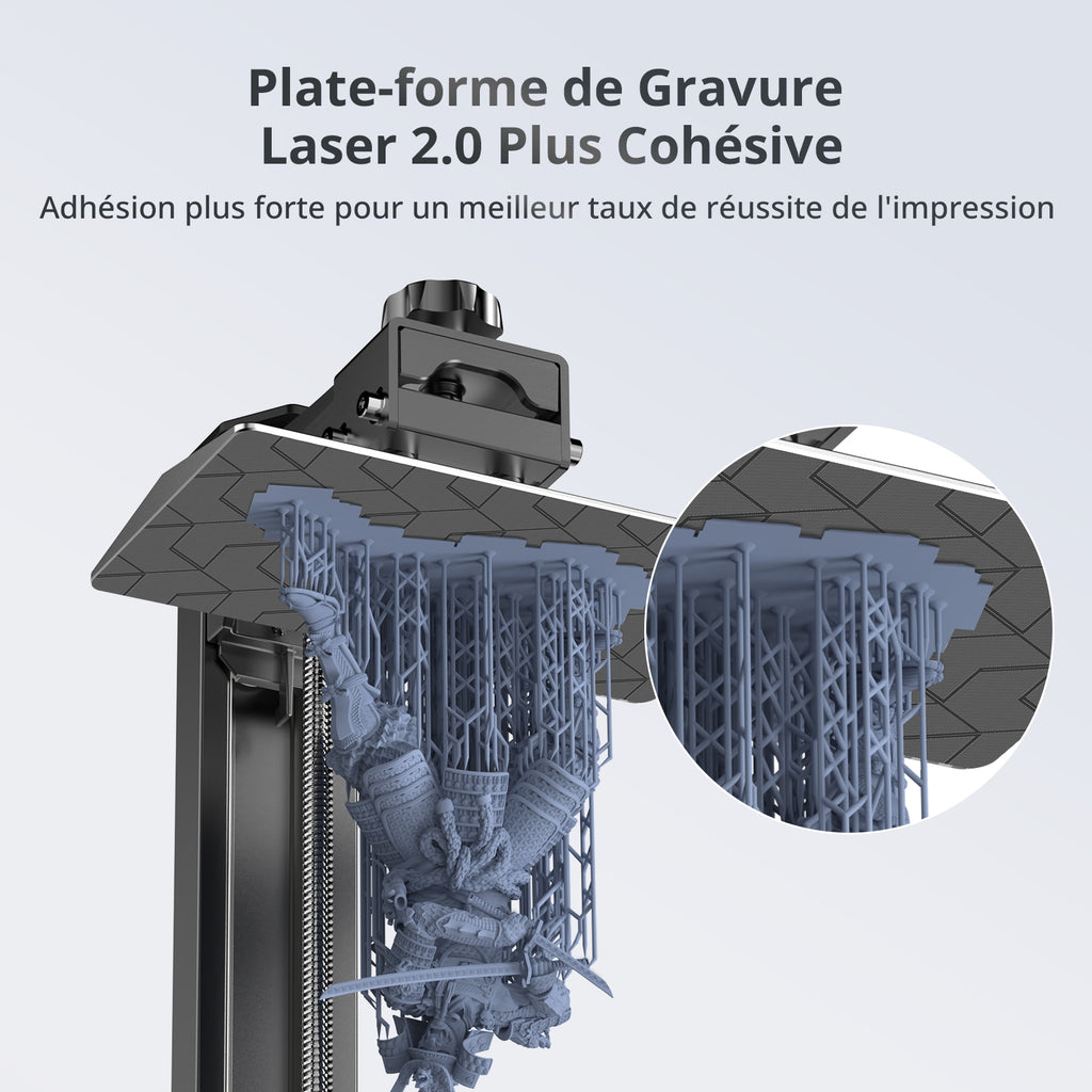 ANYCUBIC JB Version Photon Mono 4 10K Imprimante 3D Résine, écran LCD monochrome 7 pouces, source lumineuse LighTurbo Matrix, impression haute vitesse jusqu'à 70 mm/h