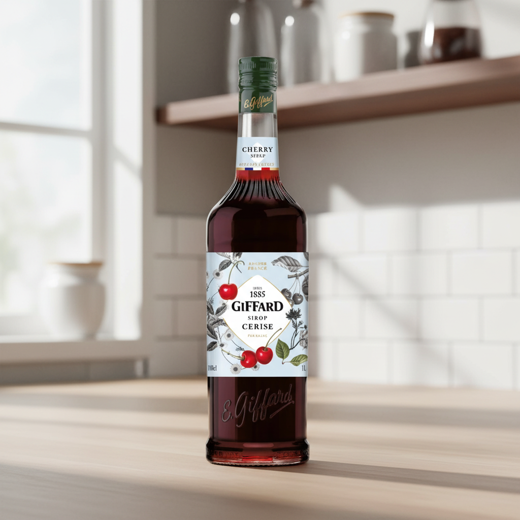 GIFFARD Sirop de cerise pur sucre - 1 L