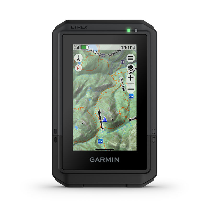 GARMIN eTrex Touch, GPS portable compact et léger, Écran tactile, Cartes et sentiers préchargés, Batterie rechargeable