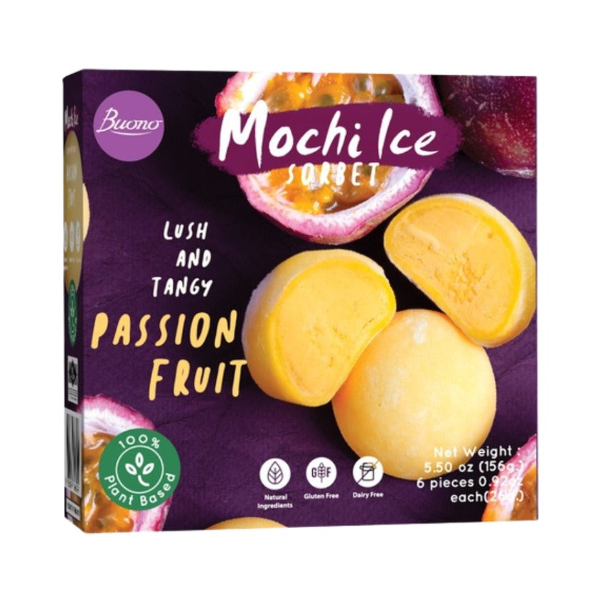 Buono Mochis glacés sorbet au fruit de la passion HL 156 g