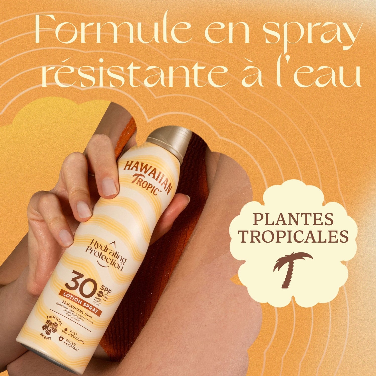 HAWAIIAN TROPIC Hydrating Protection Brume solaire SPF 30 - 177 ml