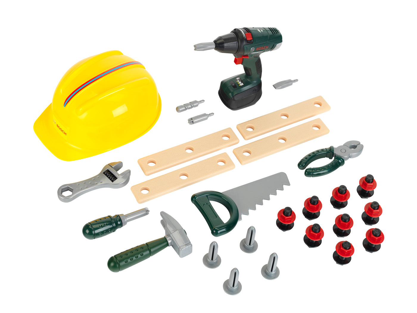 Klein Bosch Set d'Outils Jouet 8417 avec Visseuse Sans Fil et Casque