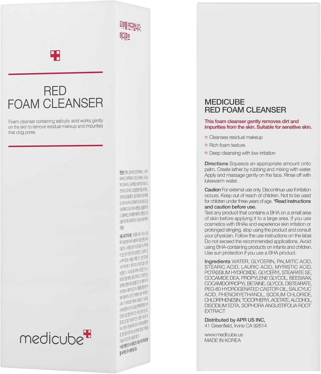 MEDICUBE Mousse Nettoyante Rouge 120 ml