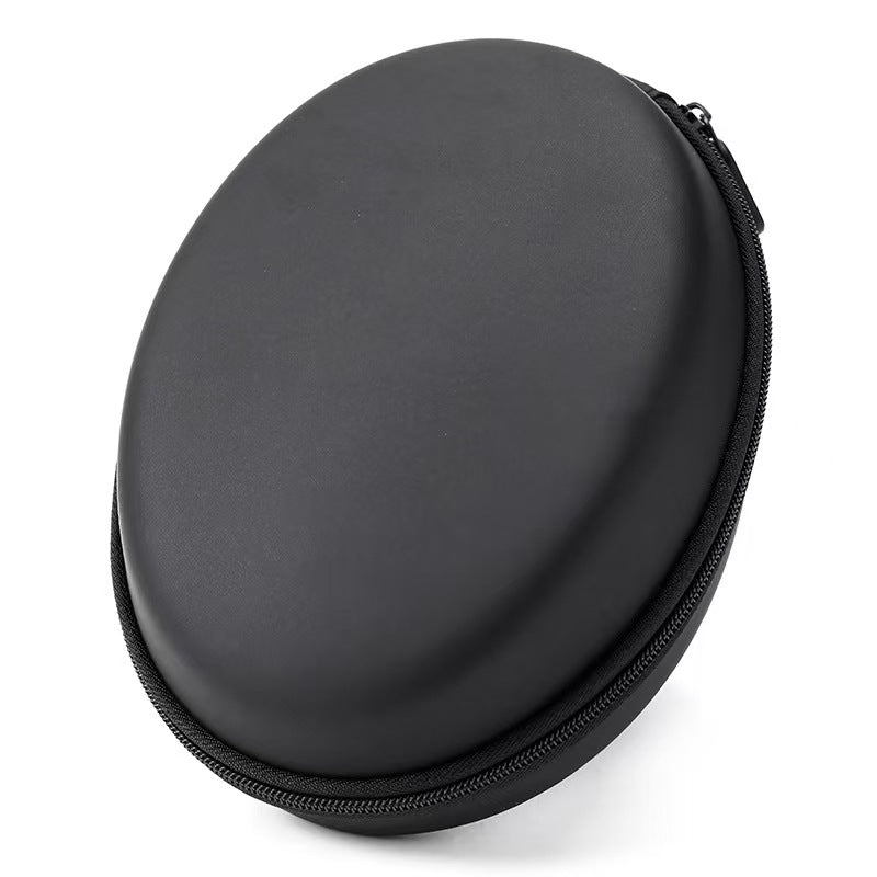 U5415 - Étui rigide de transport zippé en EVA compatible avec casques circum-auriculaires pliables - Noir