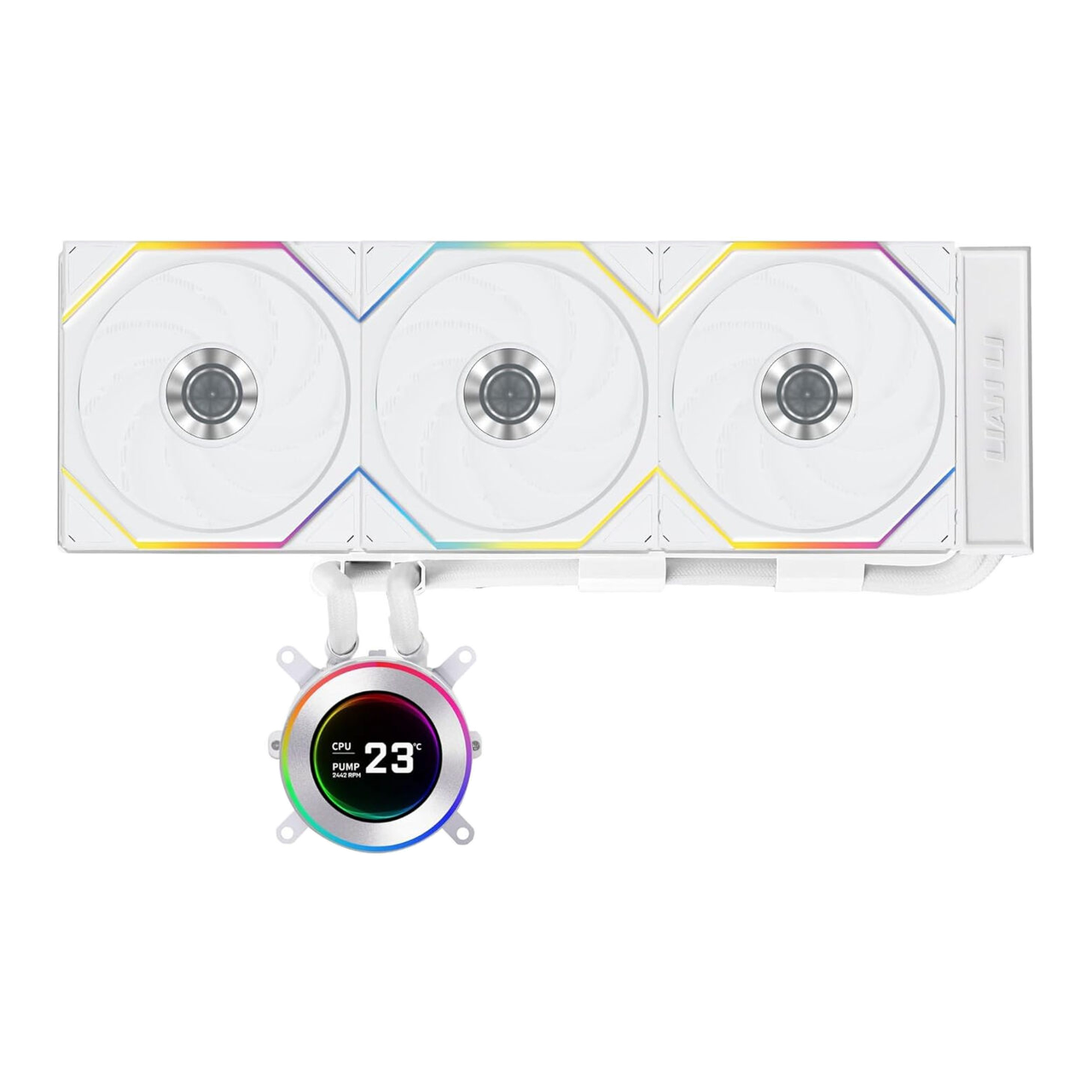 Lian Li HYDROSHIFT II LCD-C 360 TL ARGB - Blanc