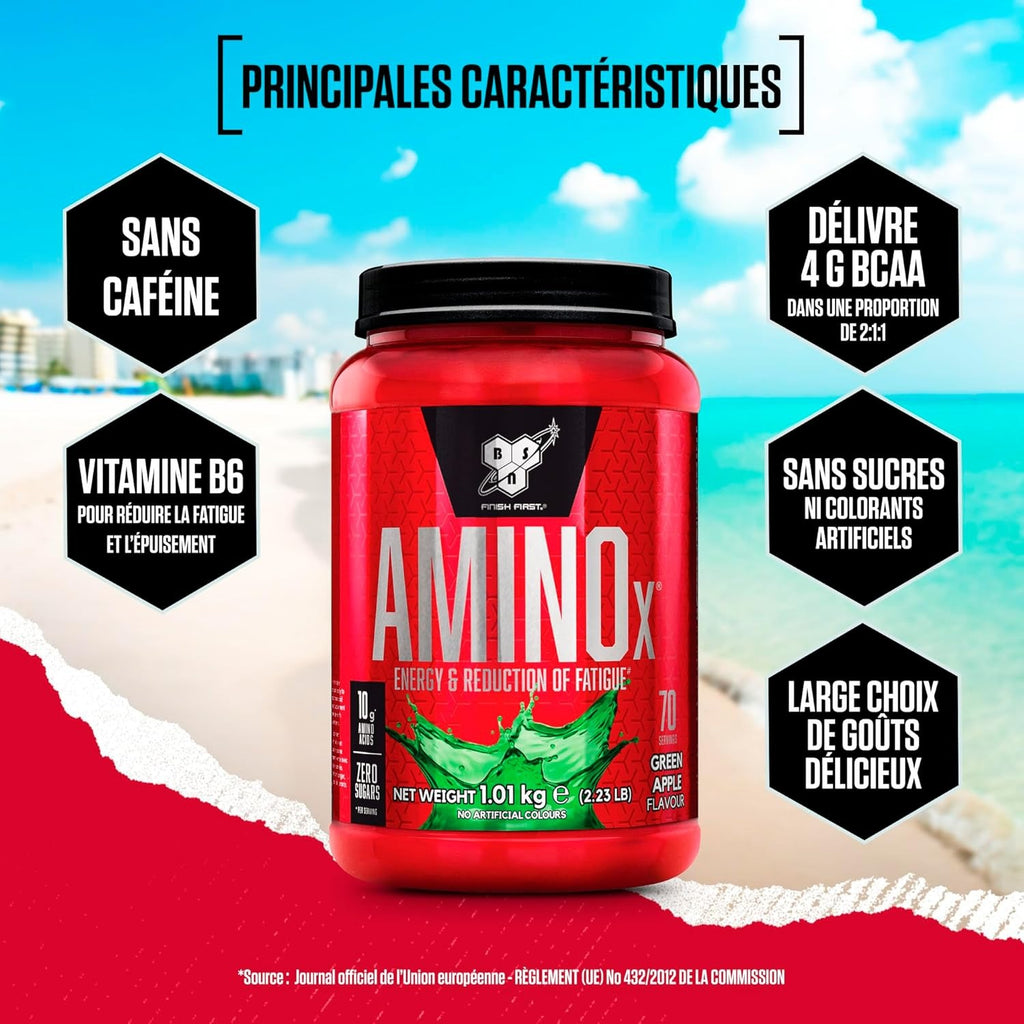 BSN Amino X saveur pomme verte - 1 kg