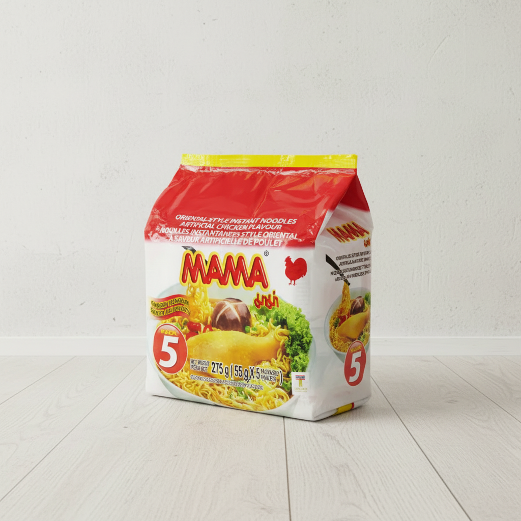 MAMA Nouilles instantanées saveur poulet - 5 x 55 g
