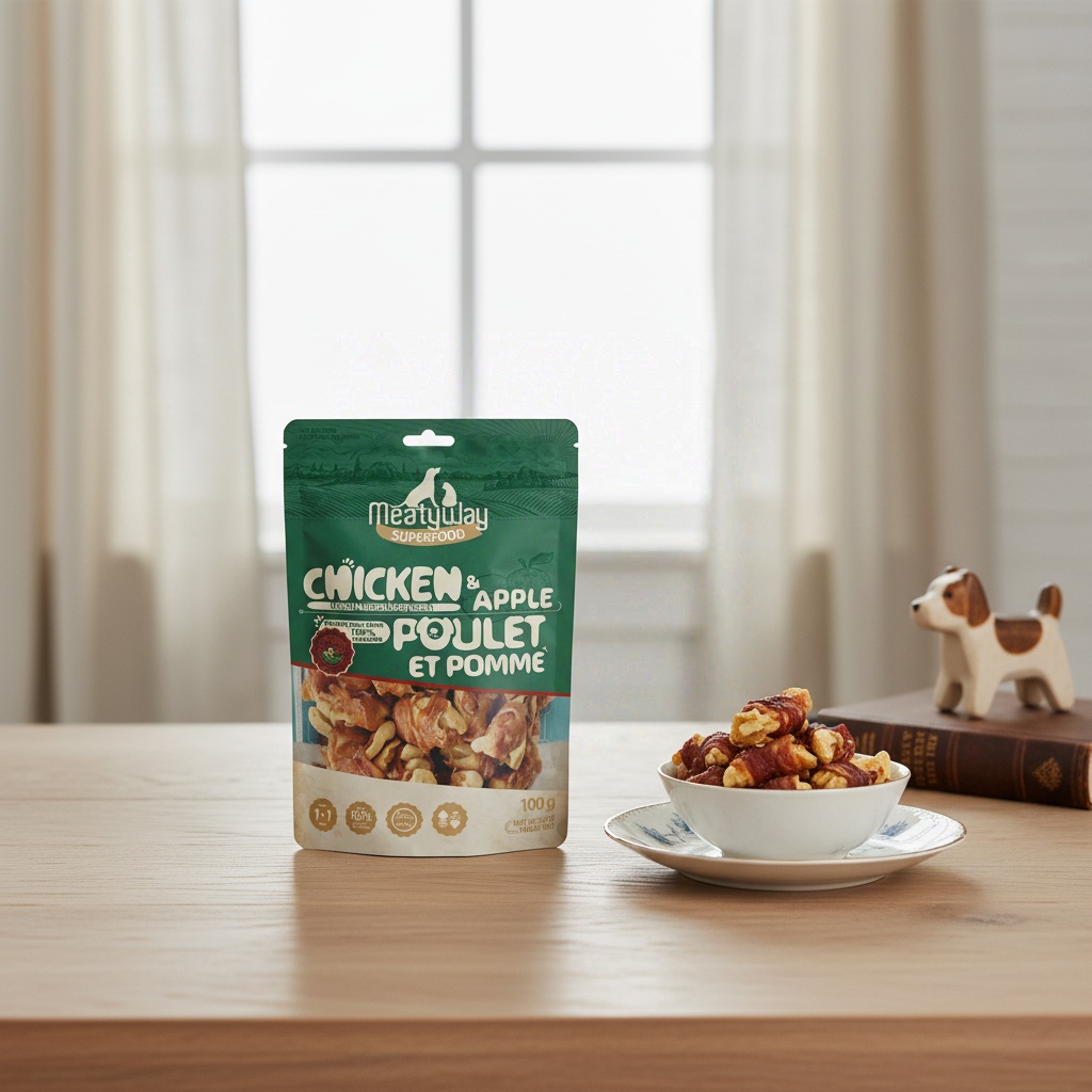 MeatyWay Poulet et pomme 100 g