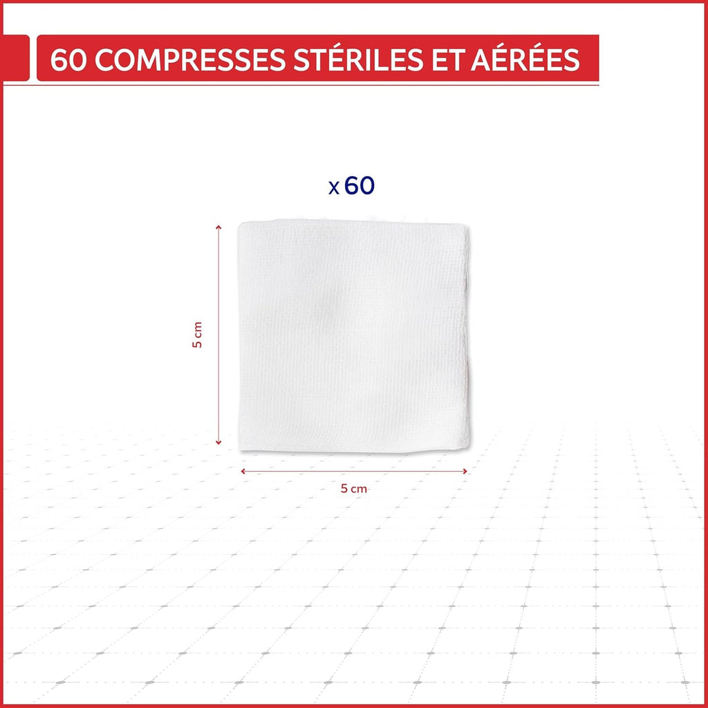 Mercurochrome Pansements Stériles pour Plaies 60 Unités (Lot de 60 Pièces)