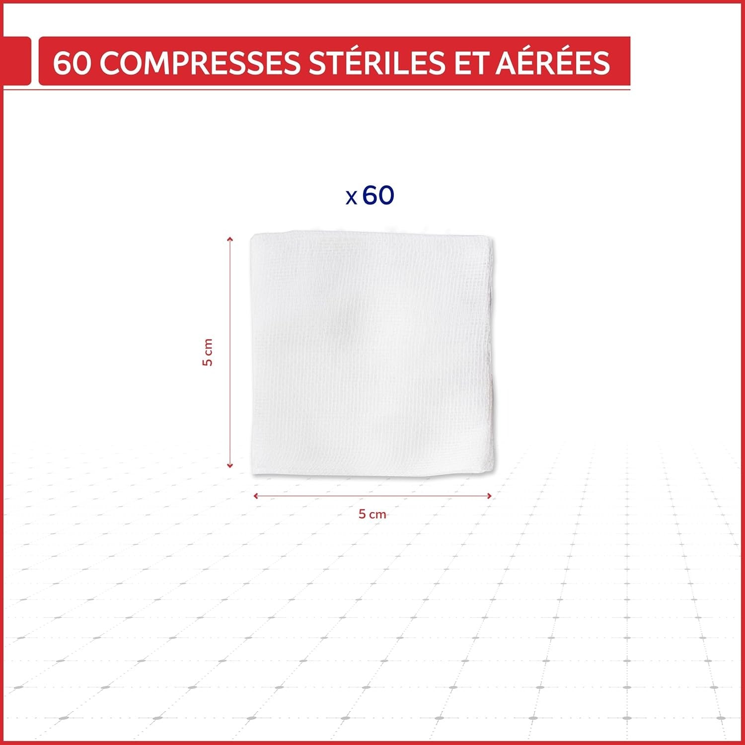Mercurochrome Pansements Stériles pour Plaies 60 Unités (Lot de 60 Pièces)