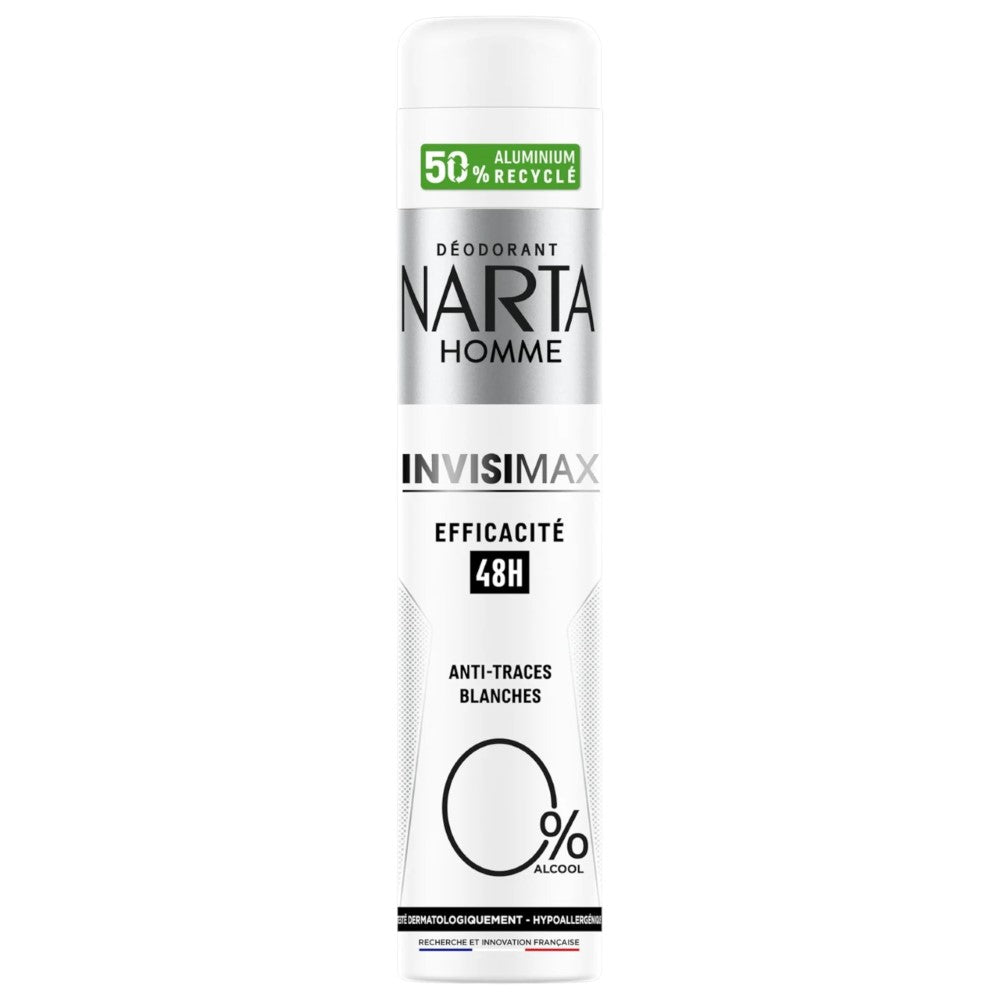 Narta Déodorant Spray Homme Invisimax 0% 200 ml