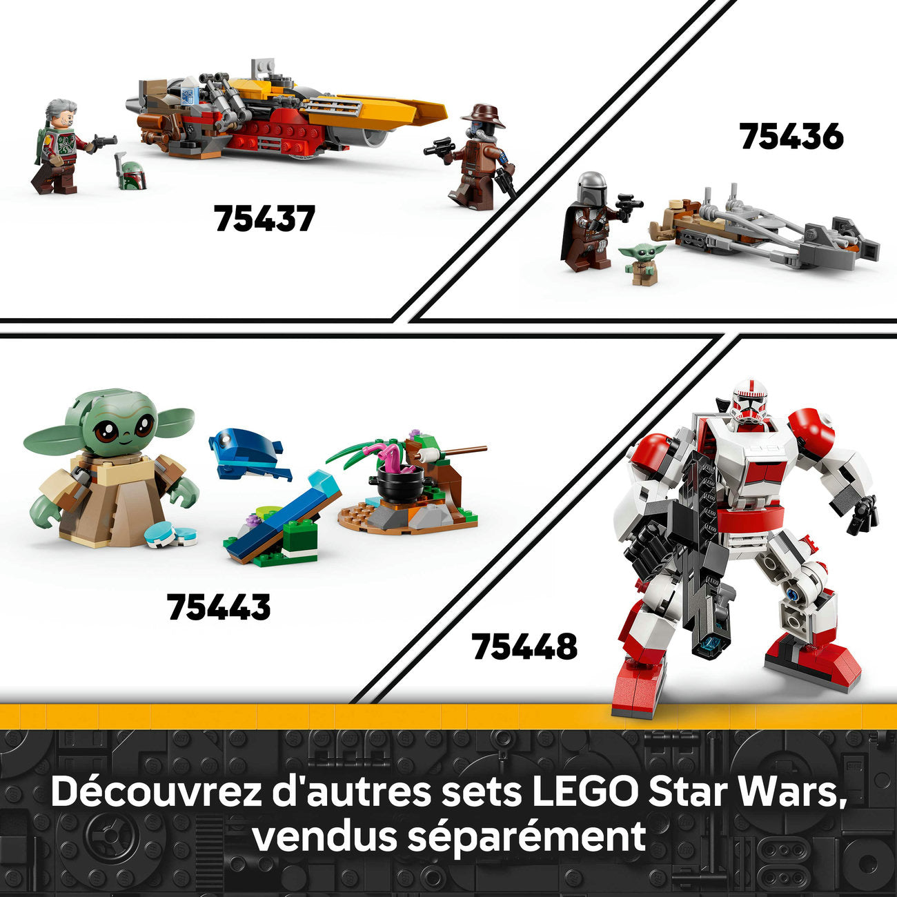 LEGO Star Wars™ 75449 Pack de combat Le Siège de Mandalore