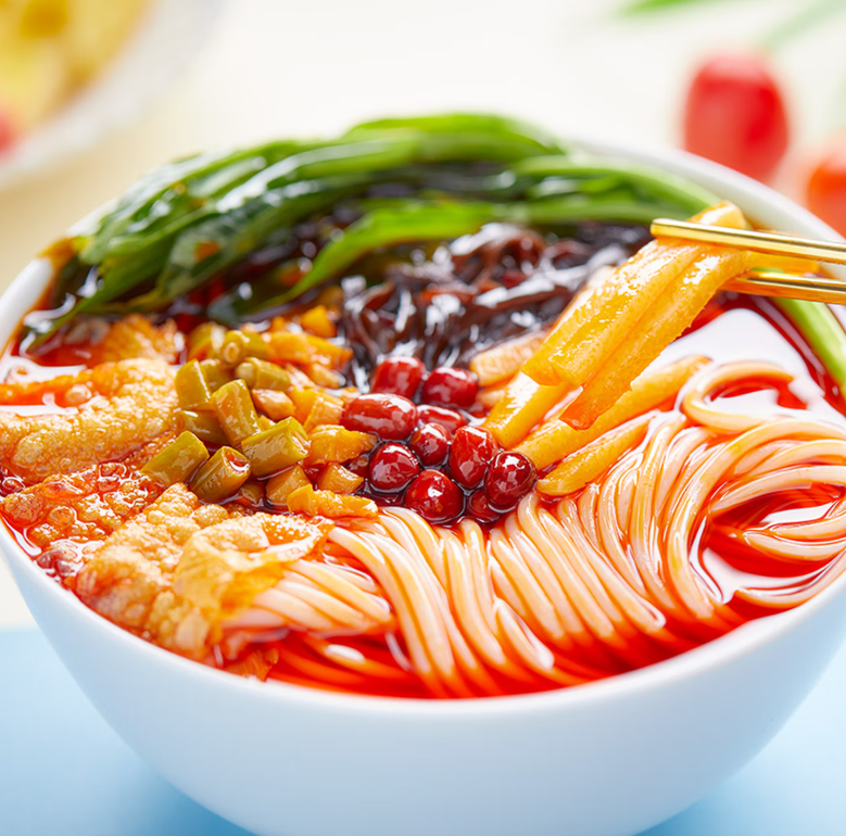 Hao Huan Luo Nouilles de riz Luosifen de Liuzhou, carton de 300 g (6 sachets) | Offre spéciale Nouvel An chinois, idée cadeau