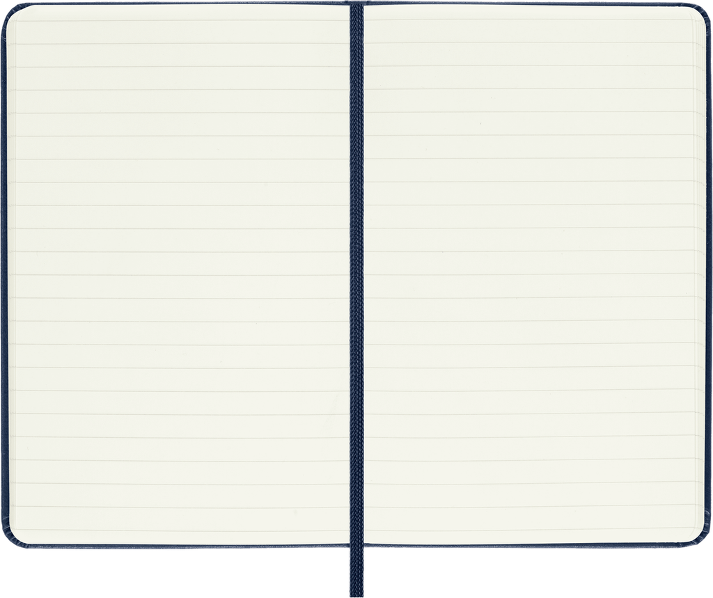 MOLESKINE carnet classique de poche bleu saphir ligné couverture rigide