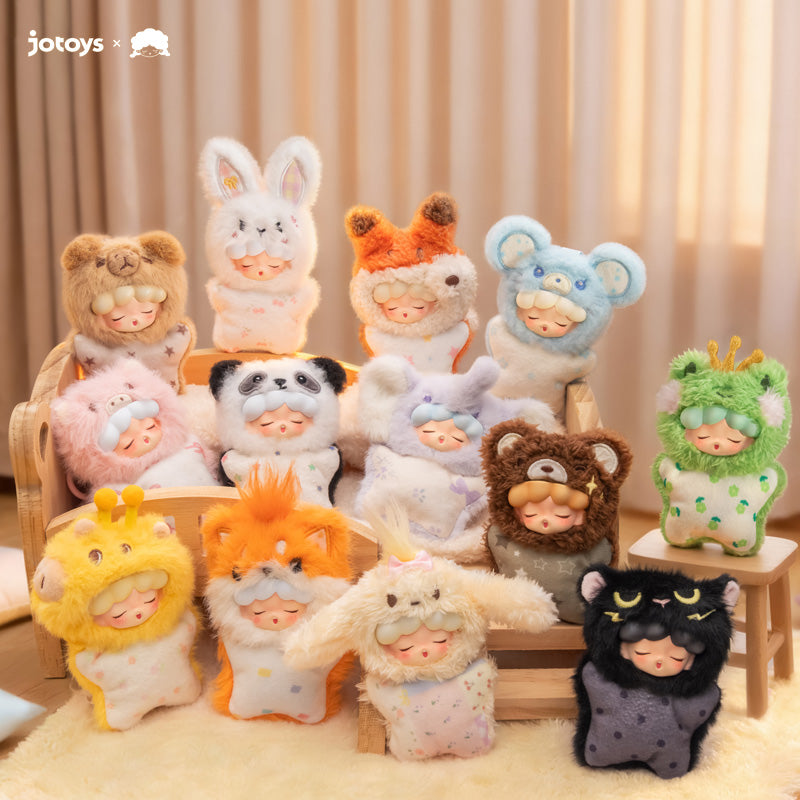 JOTOYS YUMO Mini Série Animaux Enragés Boîte Mystère Peluche Dimensions de la Boîte Extérieure 550420345 Nombre de Modèles 13