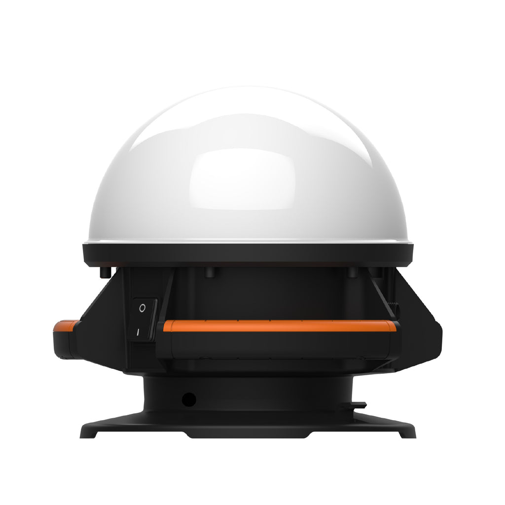 KYF Projecteur de chantier hybride 50 W 360 ° à pince, 5 500 lm, avec batterie externe