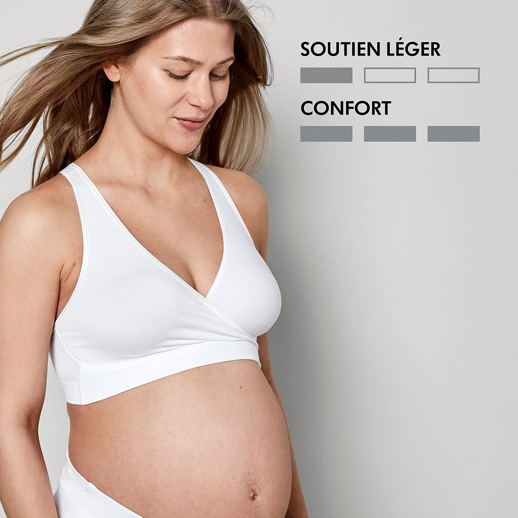 MEDELA Keep Cool - Brassière d'allaitement, blanc, taille L