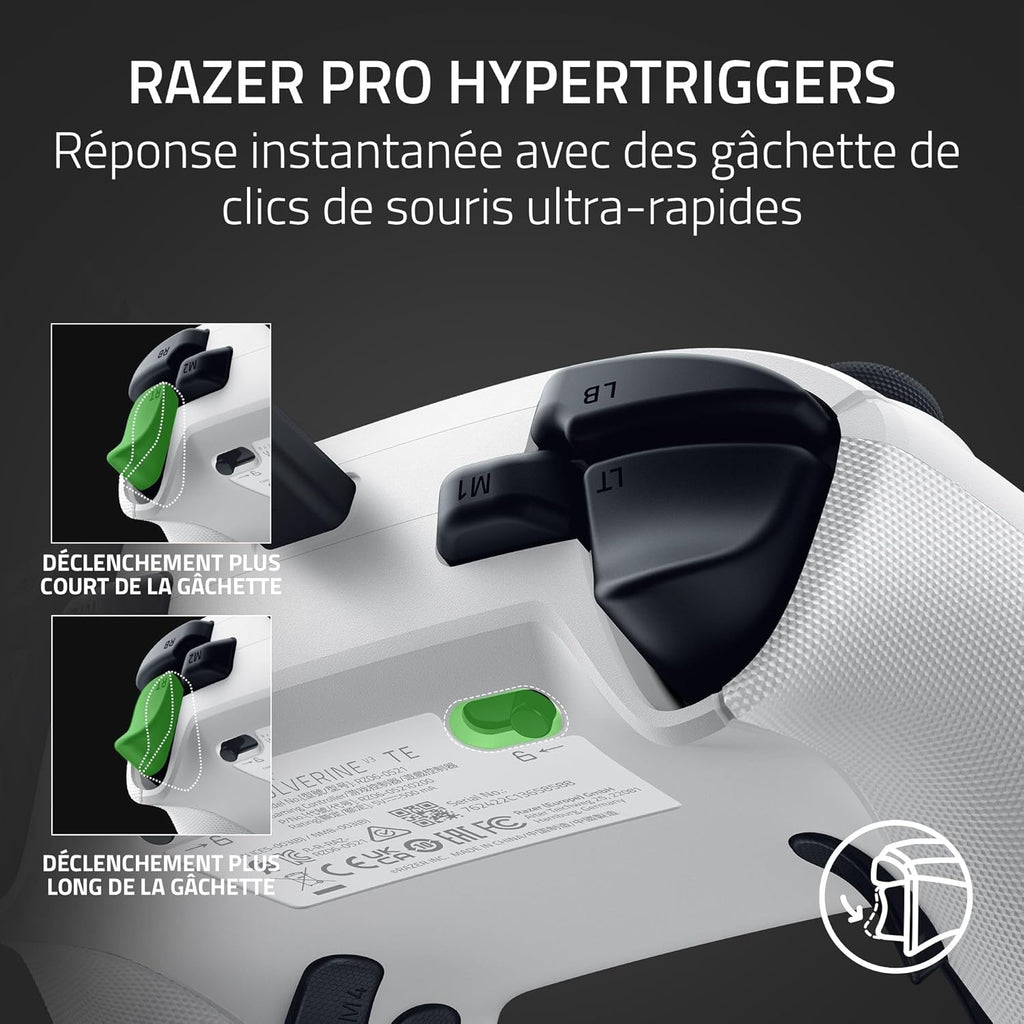 Razer Wolverine V3 Tournament Edition Manette eSport Filaire - Xbox & PC - Blanc