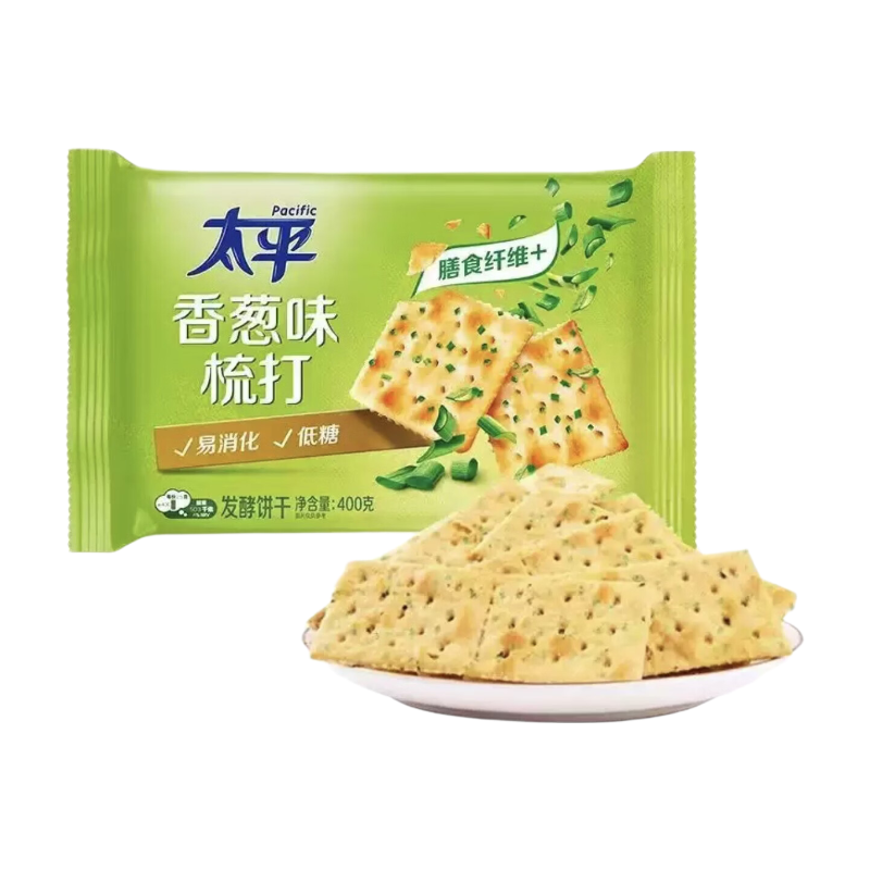 Pacific Biscuits saveur ciboulette et sel 400 g