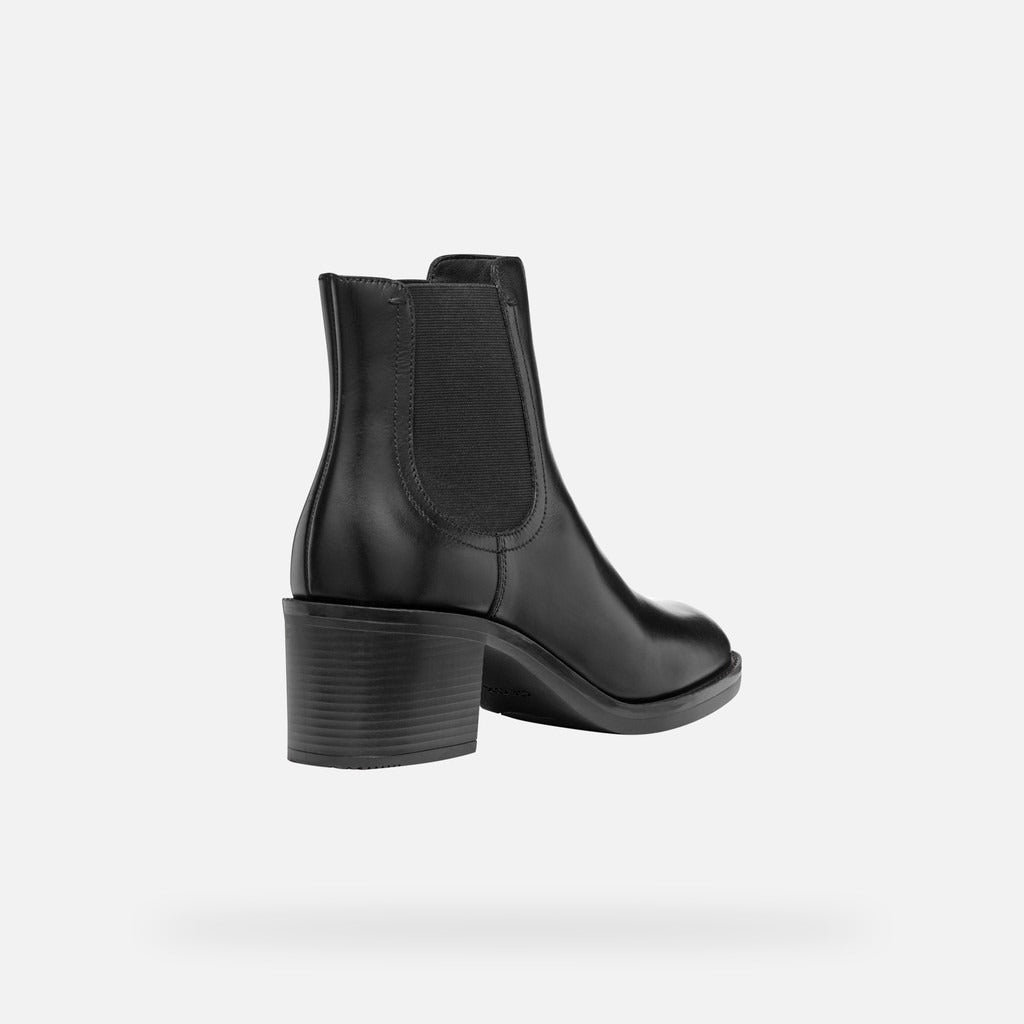 GEOX Serilda 60 Bottines Femme Noir