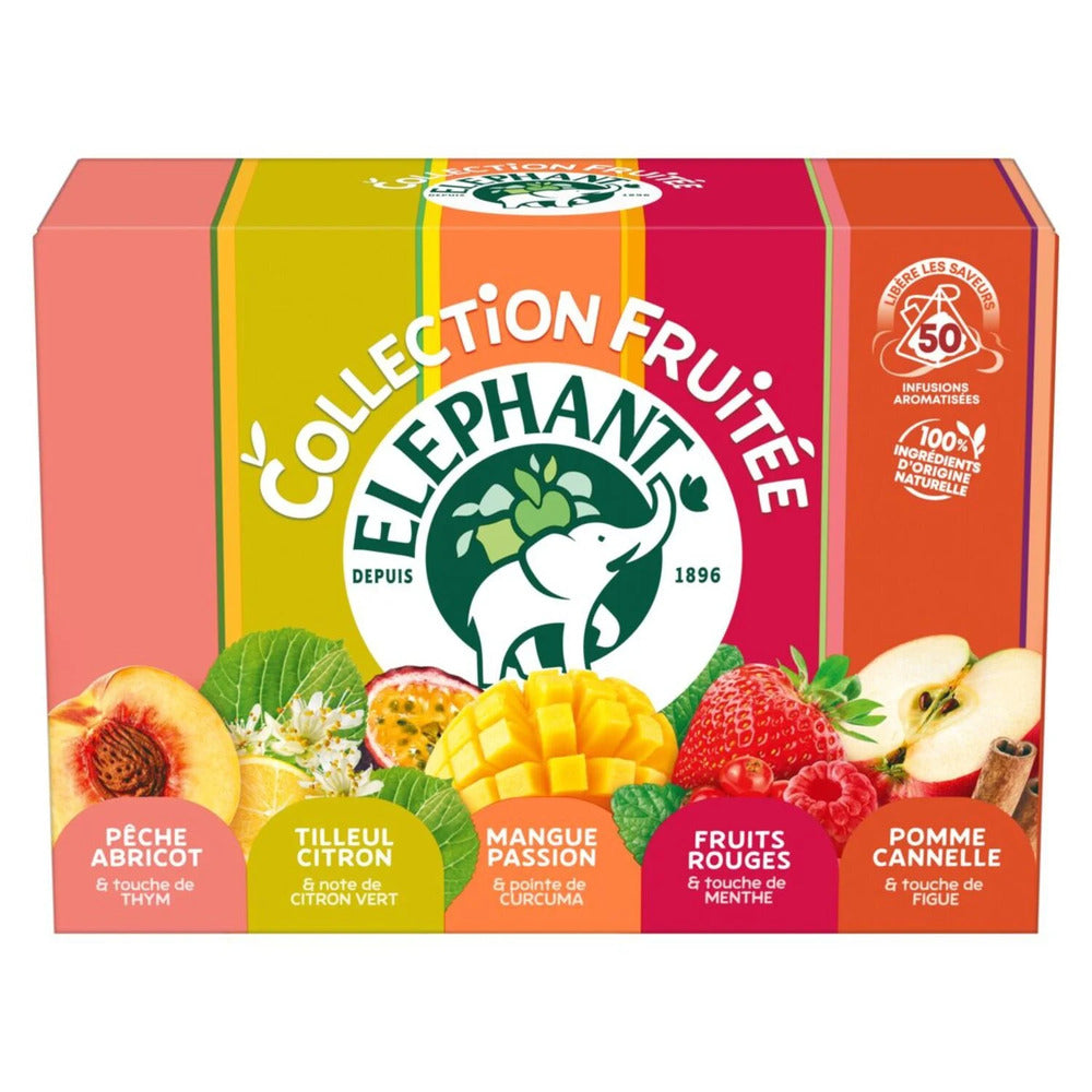 ELEPHANT Coffret Découverte Infusions x50 Sachets 89g