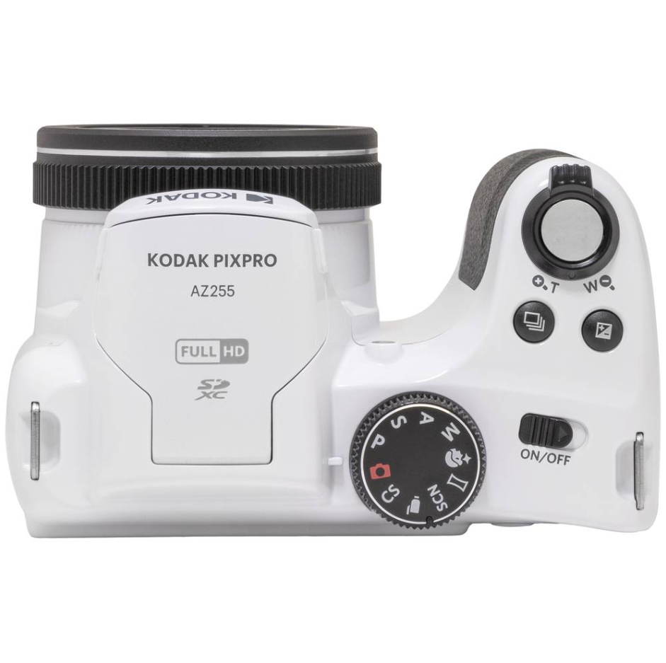 Kodak Appareil photo bridge numérique avec zoom optique 25x, Blanc