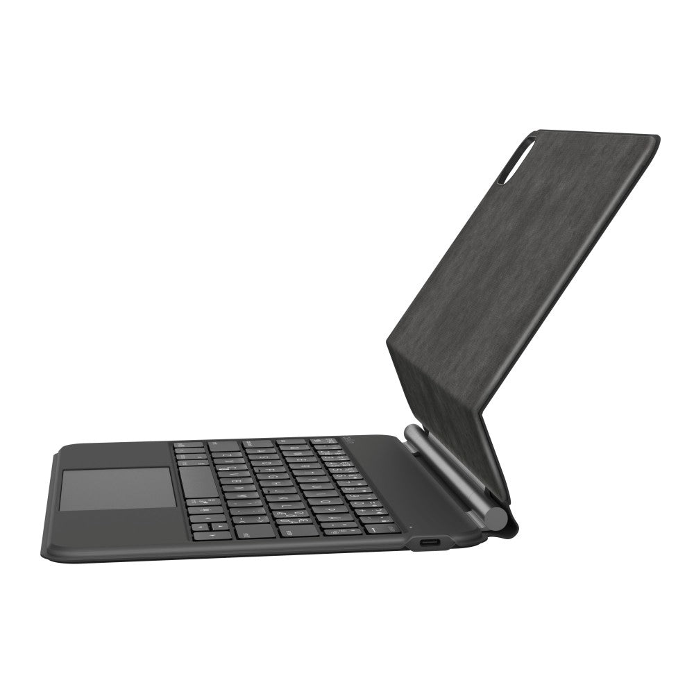 Belkin Pro Clavier iPad avec support magnétique, Touches tactiles multipoints rétroéclairées, Emplacement Apple Pencil, Clavier sans fil AZERTY pour iPad Pro M4 11 po