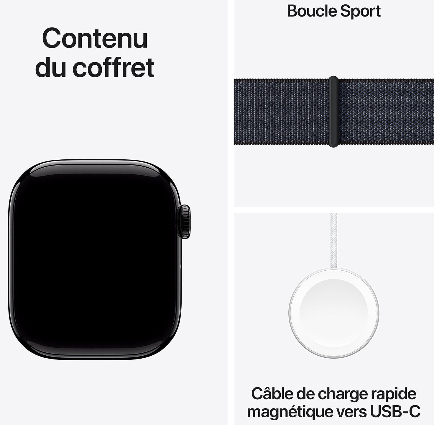 Apple Watch S10 GPS 46 mm - Noir SL
