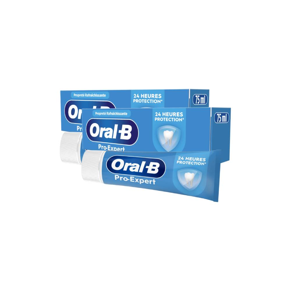 Oral-B Pro Expert Dentifrice Nettoyage Intense 75 ml - Lot de 2 (2 x 75 ml = 2 tubes)