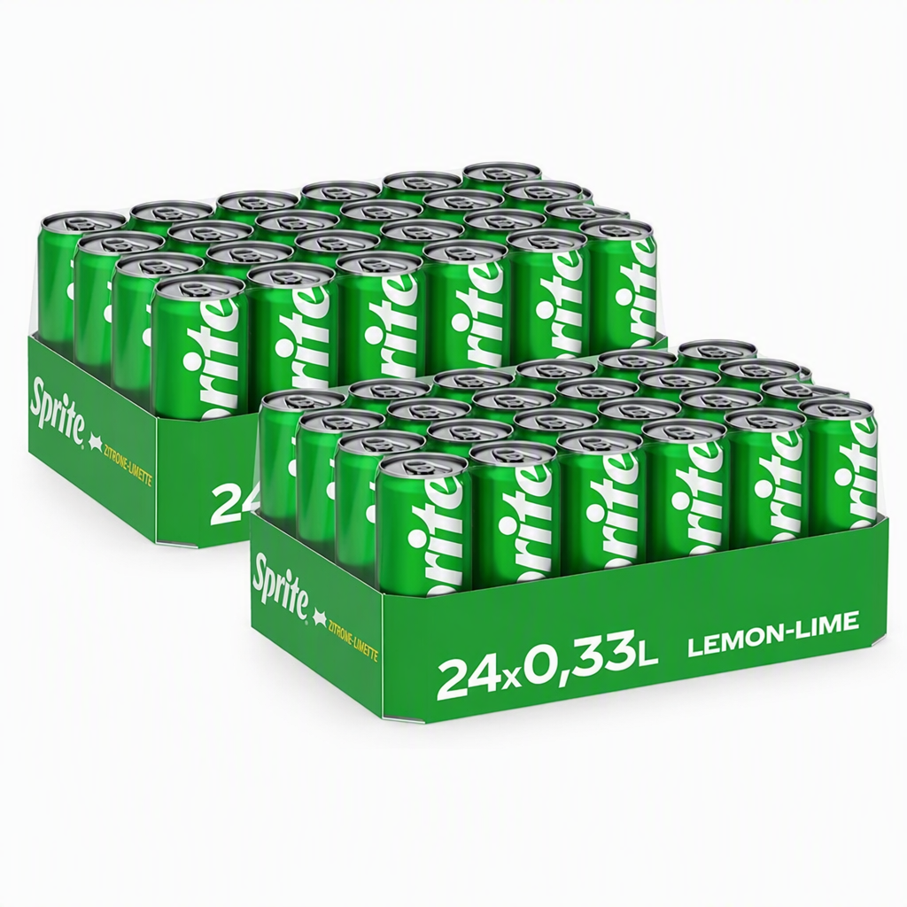 Sprite Soda saveur citron/citron vert - 24 x 33 cl (Lot de 2)