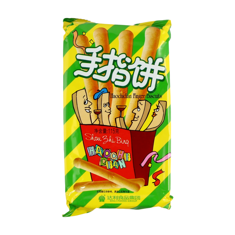 Haochidian Daliyuan Biscuits en bâtonnets 115 g