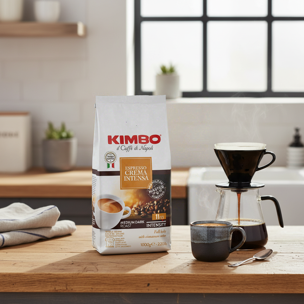 KIMBO ESPRESSO CREMA INTENSA Café grain intensité 11/13 - 1 kg