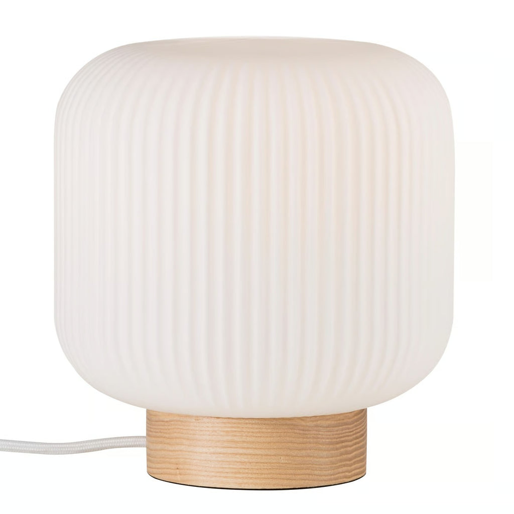 Lampe à poser MILFORD verre base bois IP20 E27 - Nordlux, Intérieur