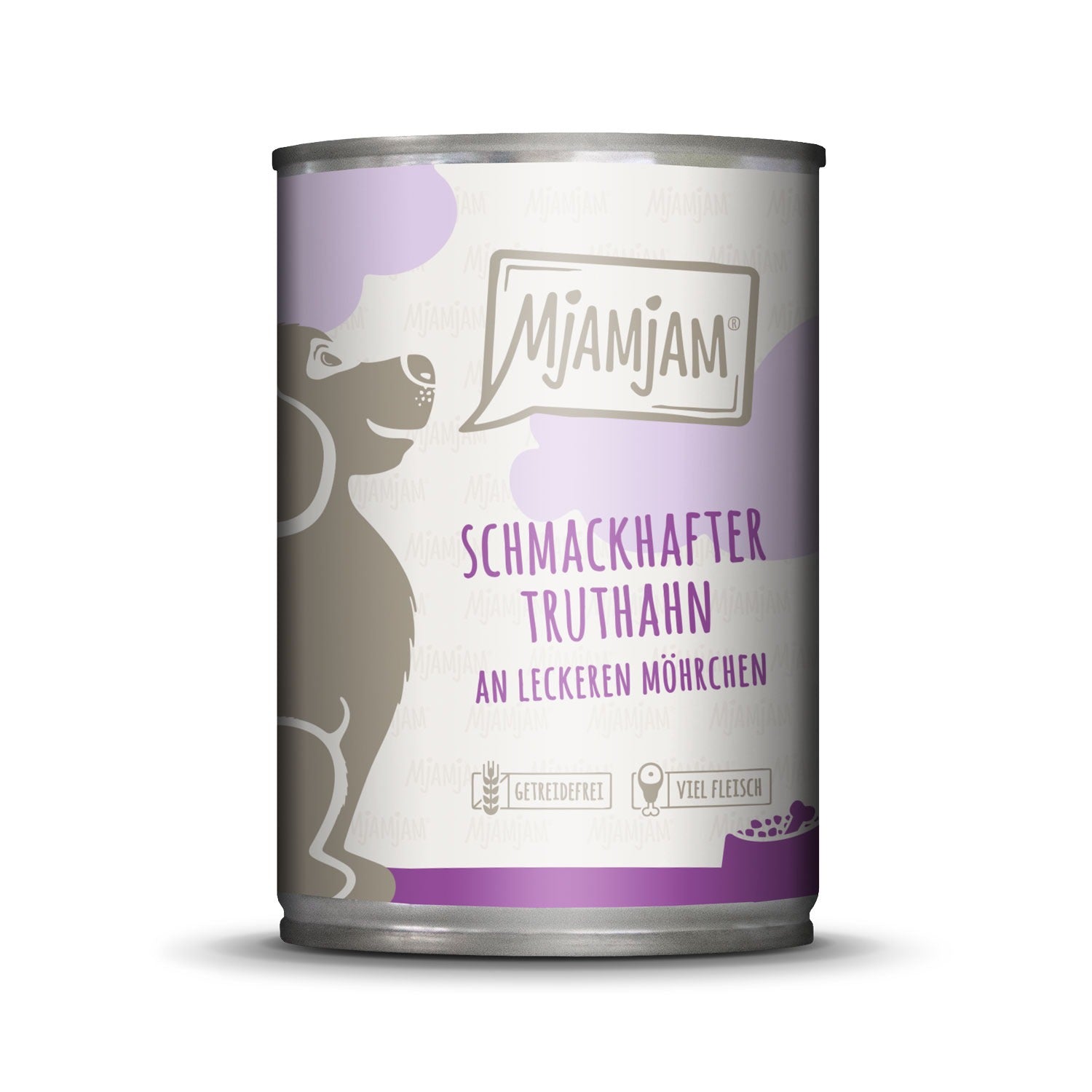[Peut être servi frais pour l'été] MjAMJAM Nourriture humide pour chien dinde carotte 400 g