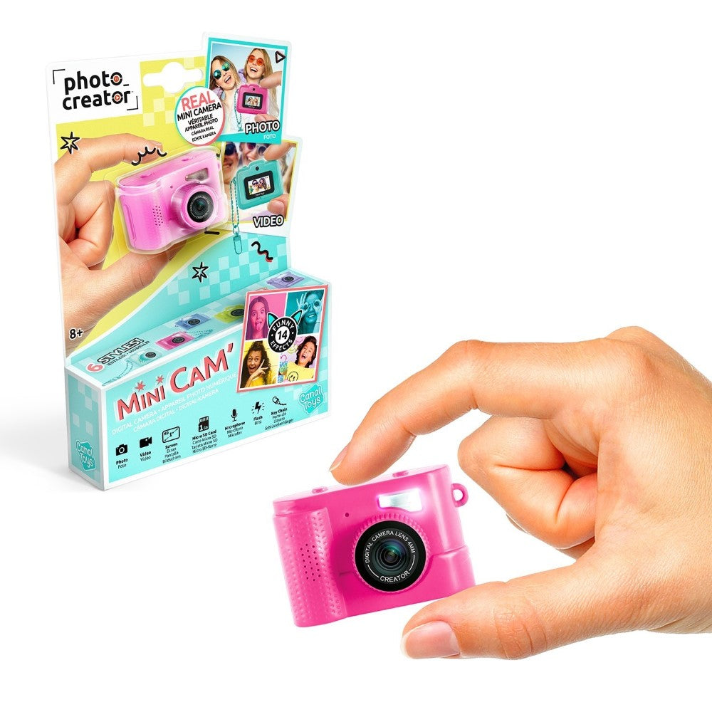Canal Toys – Photo Creator – Appareil Photo Numérique Mini Cam’ – avec porte-clé inclus – CLK 050