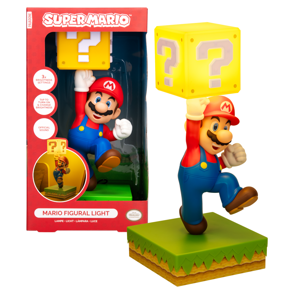 Super Mario Lampe LED Diorama - Sous licence officielle - Alimentation USB