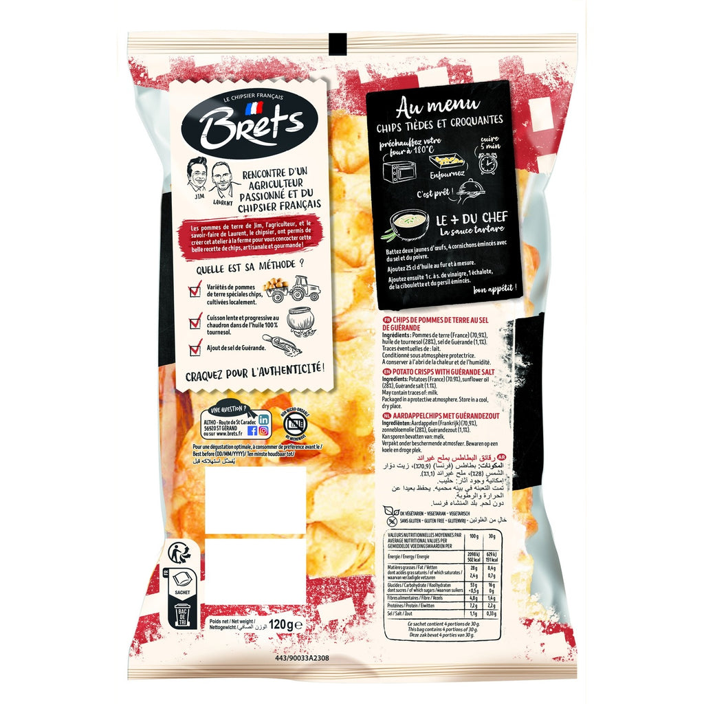 BRET'S Chips nature Rôtisserie - 120 g