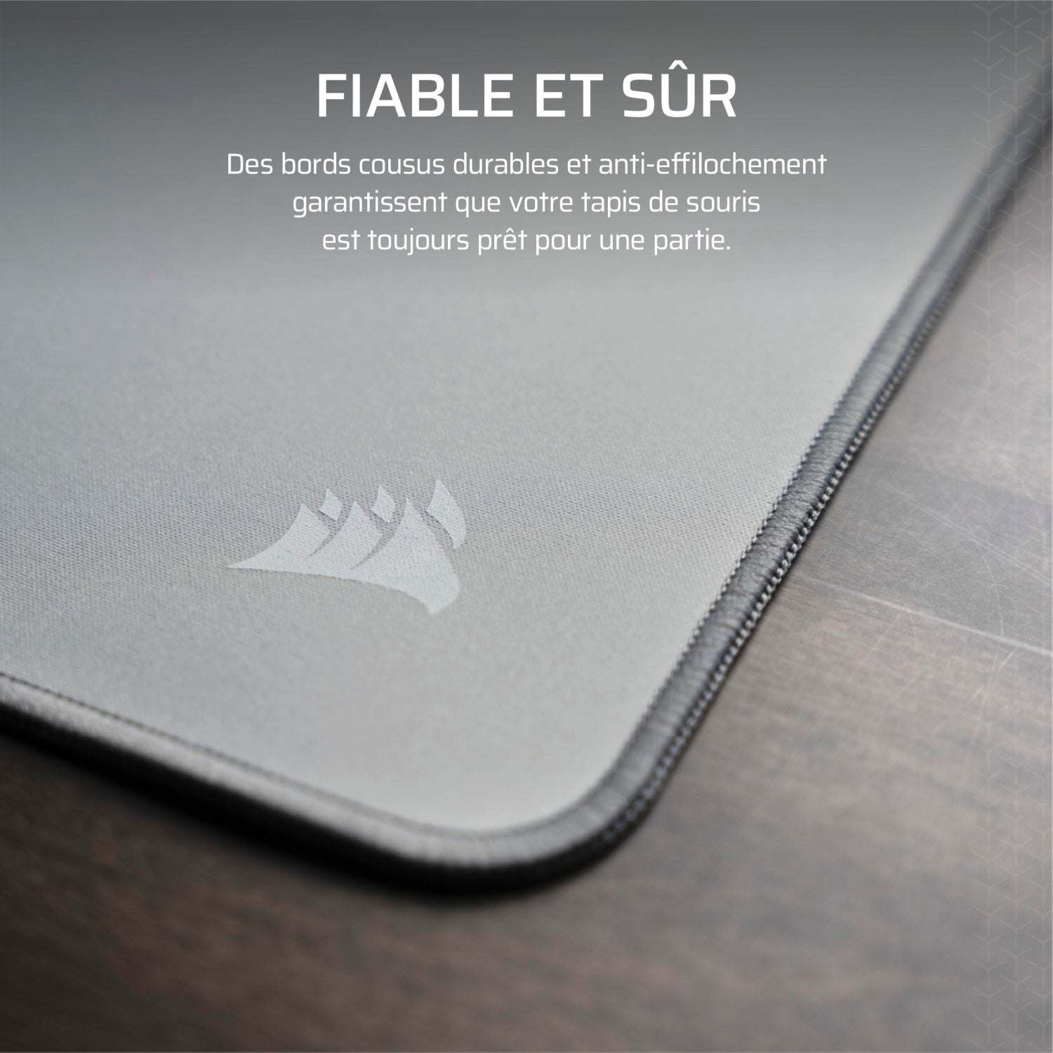 Corsair MM Tapis de Souris Gaming Tissu 122x59 cm Surface Lisse - gris